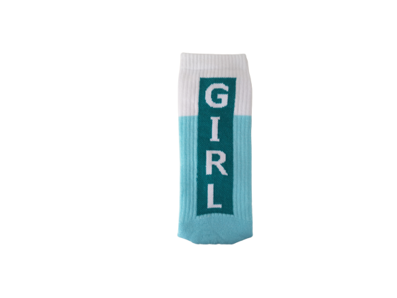 MEIAS GIRL POWER AZUL