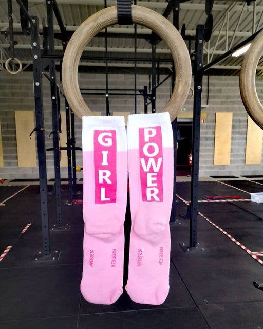 MEIAS GIRL POWER ROSA